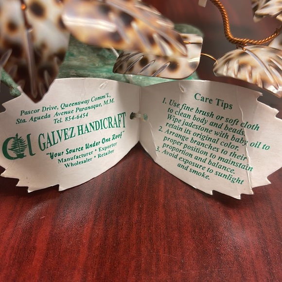 A Very Rare Unique and Distinctive Handcrafted Fortune Tree with Copper Wiring. - Picture 7 of 7